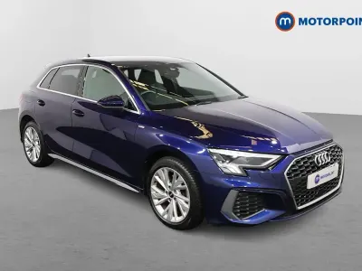 Used Audi A3 e-tron S-Line 2023 Blue Hatchback