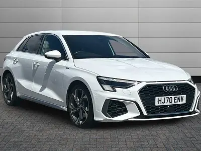 Usado Audi A3 S-Line 150 HP (110 kW) 2020 Branco Sedan