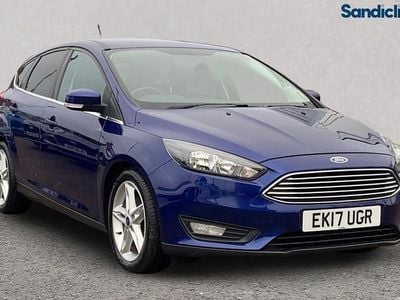 Used Ford Focus Zetec 125 HP (91 kW) 2017 Deep impact blue (premium colour) Hatchback