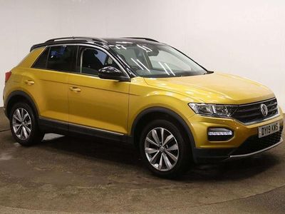 Yellow Used 2019 VW T-Roc Design SUV | £11,500 (Fair price)