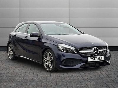 Used Mercedes A180 AMG Line Premium 107 HP (78 kW) 2017 Blue Hatchback