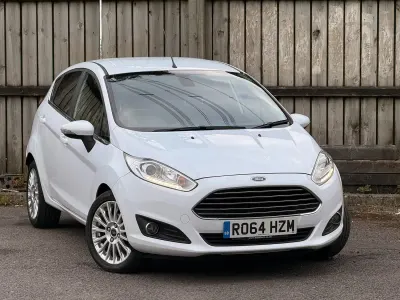 Used Ford Fiesta Titanium 2014 White Hatchback