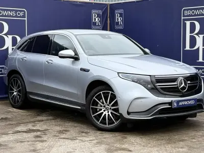 Used Mercedes EQC400 AMG line 300 kW (408 HP) 2023 Silver SUV