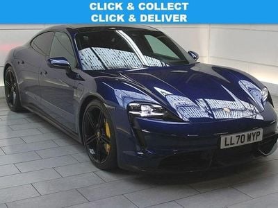 Used Porsche Taycan Performance Package 559 kW (761 HP) 2020 Blue Sedan