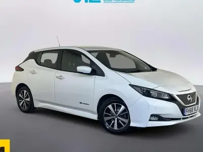 Second-hand Nissan Leaf Acenta 110 kW (150 CP) 2019 Alb Hatchback