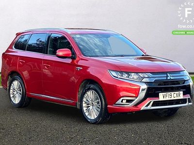Used Mitsubishi Outlander P-HEV 177 HP (130 kW) 2018 Red Estate