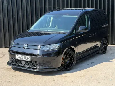 Used VW Caddy S 102 HP (75 kW) 2022 Black MPV