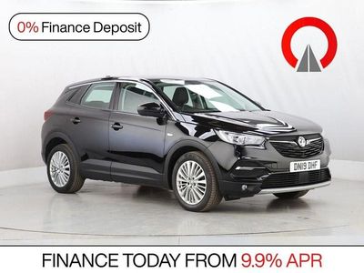 Used Vauxhall Grandland X Sport 130 HP (95 kW) 2019 Black SUV