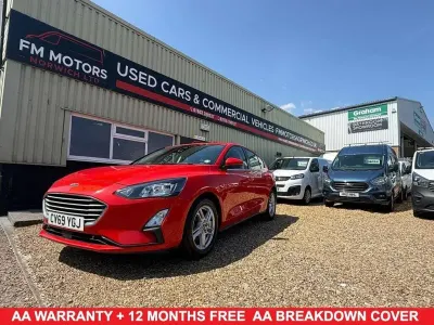 Used Ford Focus Zetec 120 HP (88 kW) 2019 Red Hatchback