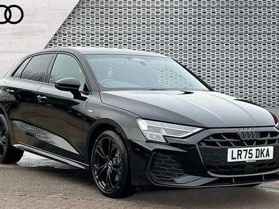 Black Used 2025 Audi A3 e-tron S-Line Hatchback | £33,460