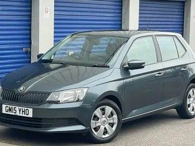 Used Skoda Fabia 59 HP (43 kW) 2015 Grey Hatchback