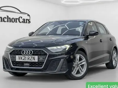 Used Audi A1 Sportback S-Line 150 HP (110 kW) 2021 Black Hatchback