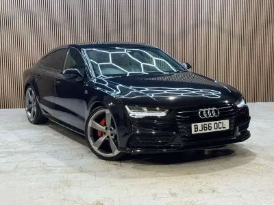 Used Audi A7 Sportback Black Edition 272 HP (200 kW) 2016 Black Hatchback