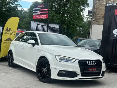 Used Audi A3 S-Line 2013 White Hatchback