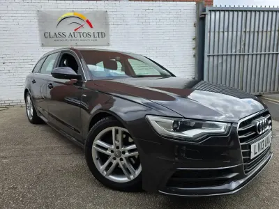 Begagnad Audi A6 S-Line 2013 Grå Kombi