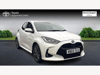 Used Toyota Yaris Hybrid 2023 White Hatchback