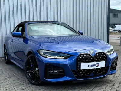 Used BMW 420 M Sport 180 HP (132 kW) 2022 Blue Cabriolet