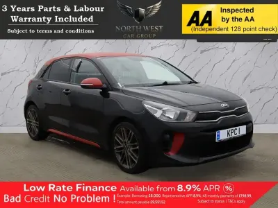 Used Kia Rio 83 HP (61 kW) 2017 Black Hatchback