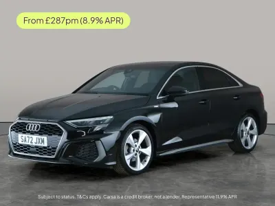Used Audi A3 S-Line 150 HP (110 kW) 2022 Black Sedan
