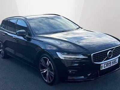 Used Volvo V60 R-Design Pro 150 HP (110 kW) 2019 Black Estate