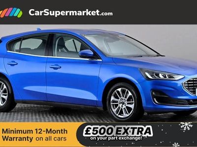 Blue Used 2023 Ford Focus Titanium Hatchback | £14,397 (Fair price)