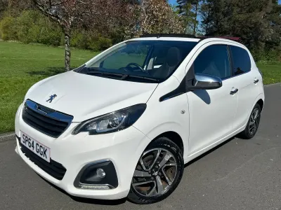 Used Peugeot 108 Allure 82 HP (60 kW) 2014 White Hatchback