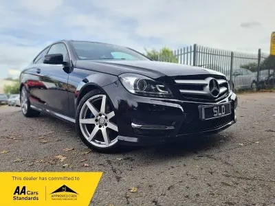 Begagnad Mercedes C250 Sport Edition 2015 Svart Sportkupé