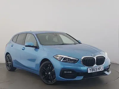 Used BMW 118 Sport Line 150 HP (110 kW) 2020 Blue Hatchback