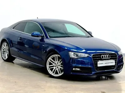 Begagnad Audi A5 S-Line 190 HK (139 kW) 2016 Blå Sportkupé