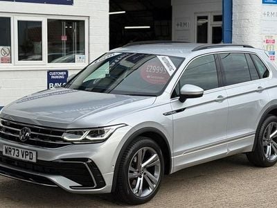 Reflex silver metallic Used 2024 VW Tiguan R-line Edition SUV | £29,995 (Fair price)