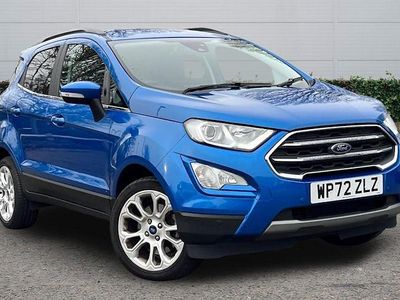Used Ford Ecosport Titanium 125 HP (91 kW) 2022 Blue SUV