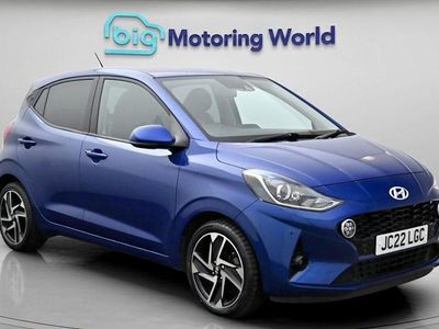 Gebraucht Hyundai i10 Premium 84 PS (61 kW) 2022 Blau Kleinwagen