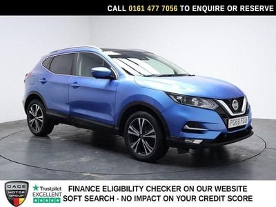 Used Nissan Qashqai N-Connecta 140 HP (102 kW) 2019 Blue SUV