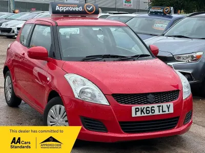 Used Suzuki Swift 94 HP (69 kW) 2016 Red Hatchback