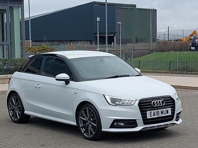 Used Audi A1 Black Edition 116 HP (85 kW) 2018 White Hatchback