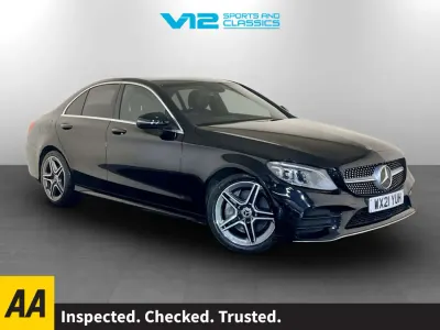 Begagnad Mercedes C300 AMG Line Premium 245 HK (180 kW) 2021 Svart Sedan