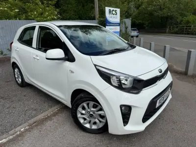 Begagnad Kia Picanto 66 HK (48 kW) 2018 Vit Halvkombi