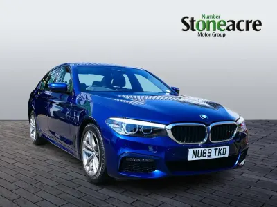 Used BMW 520 M Sport 2019 Blue Sedan