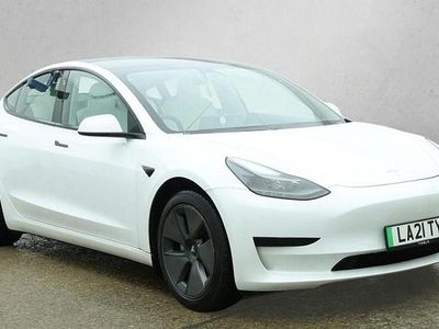 Used Tesla Model 3 Standard Range Plus 177 kW (241 HP) 2021 White Sedan
