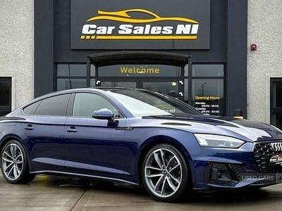 Used Audi A5 S-Line 161 HP (118 kW) 2022 Blue Coupe
