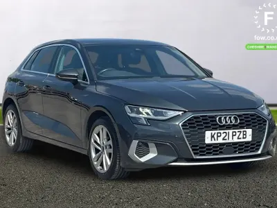 Used Audi A3 Sport 110 HP (80 kW) 2021 Grey Sedan