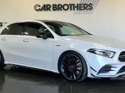 Used Mercedes A35 AMG Premium Plus 2019 White Hatchback