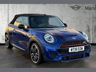 Blue Used 2018 Mini John Cooper Works Cabriolet Cabriolet | £17,991 (Fair price)