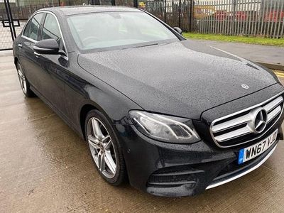 Black Used 2017 Mercedes E220 AMG Line Premium Sedan | £9,285 (Fair price)