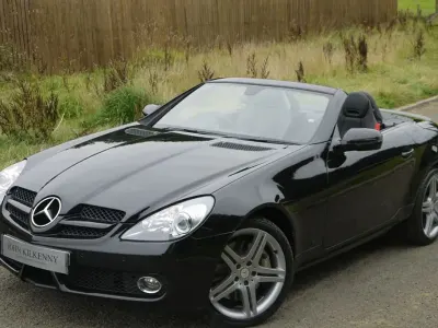 Used Mercedes SLK200 184 HP (135 kW) 2009 Black Cabriolet