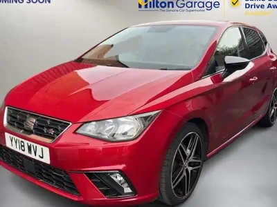 Begagnad Seat Ibiza FR 150 HK (110 kW) 2018 Röd Halvkombi