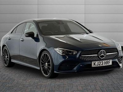 Used Mercedes CLA180 AMG Line Premium Plus 136 HP (100 kW) 2023 Blue Sedan