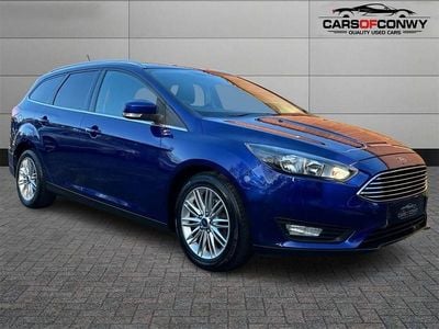 Used Ford Focus Zetec 120 HP (88 kW) 2017 Blue Estate