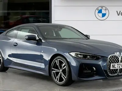 Used BMW 420 Coupé M Sport 184 HP (135 kW) 2022 Blue Coupe