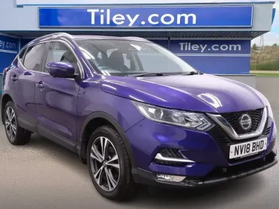 Used Nissan Qashqai N-Connecta 115 HP (84 kW) 2018 Blue SUV